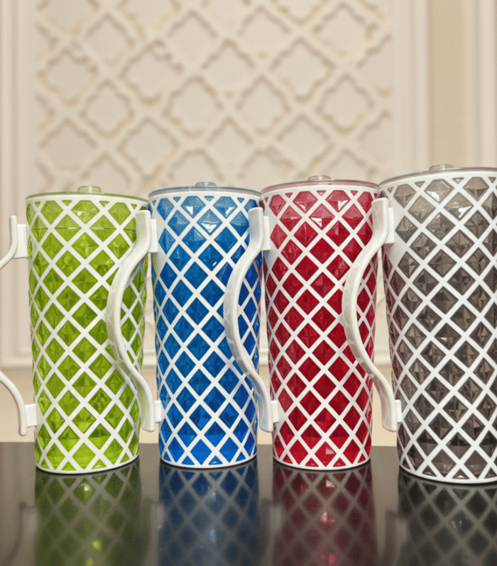 Diamond Cut Double Colour Jug 1.8L