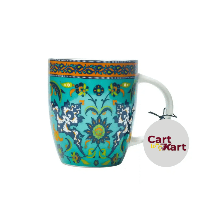 Azure Bloom Mug