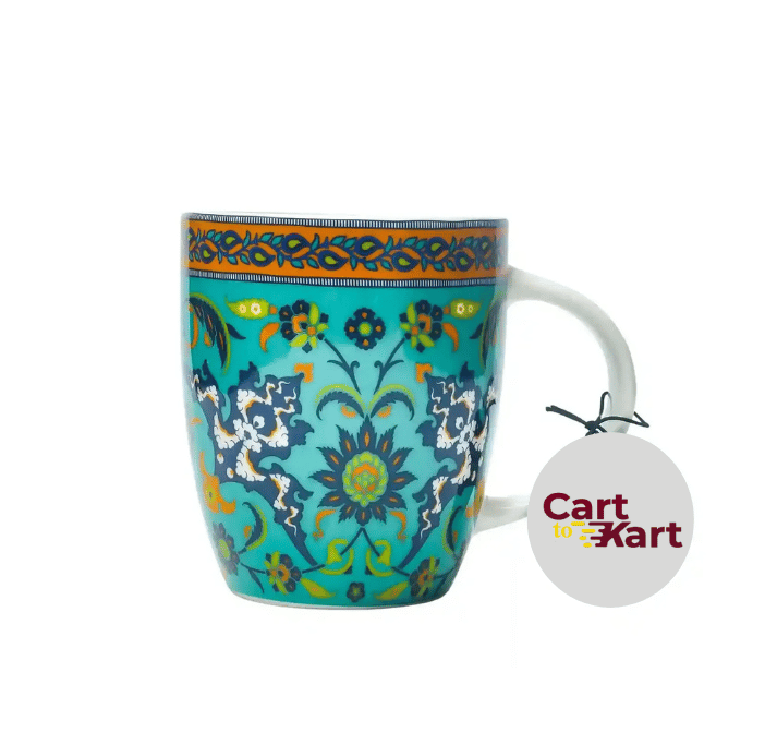 Azure Bloom Mug